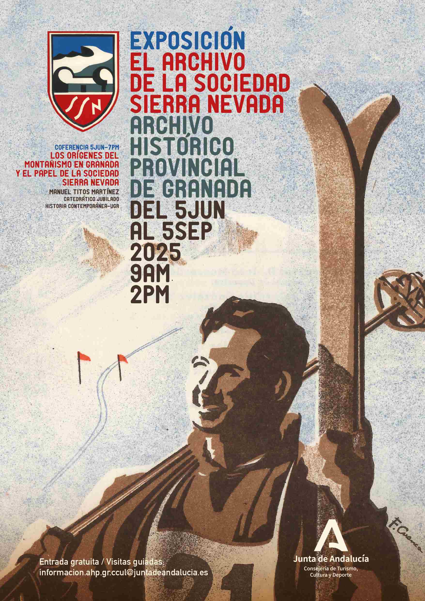 Exposición temporal "El Archivo de la Sociedad Sierra Nevada. Un patrimonio documental recuperado", Archivo Histórico Provincial de Granada (AHPGR)